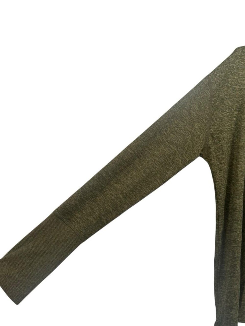 Nike Running Dri Fit 1/4 Zip Pullover Men’s L Green Premium Stretch‎ Reflective - Picture 6 of 9